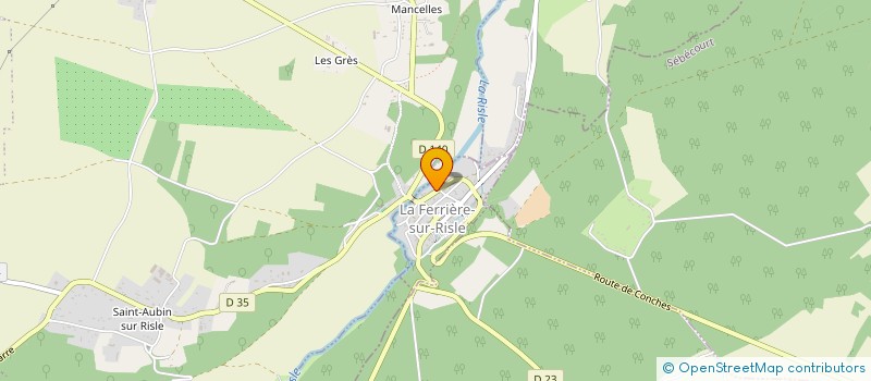 localisation de l'entreprise WALLERAN  LA FERRIERE-SUR-RISLE