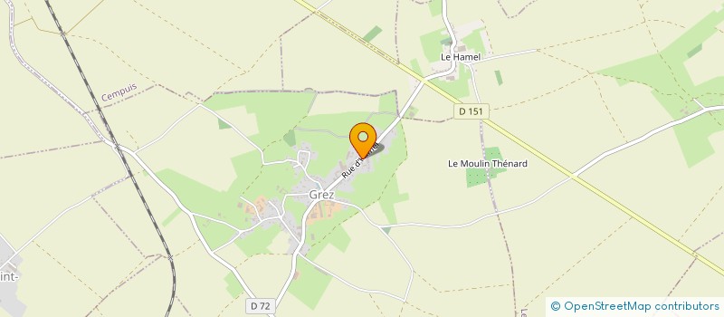 localisation de l'entreprise WALLET  GREZ