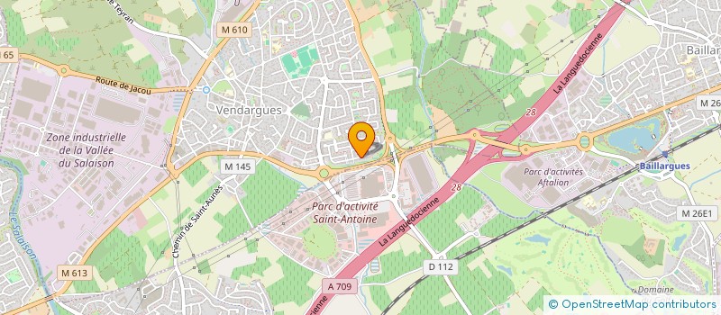 localisation de l'entreprise WALLGRENIMMO à VENDARGUES
