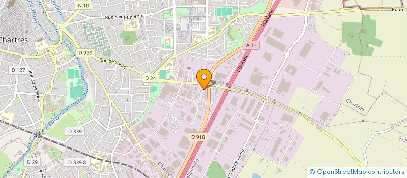 localisation de l'entreprise WALLIS EARTHING LIGHTNING SURGE PROTECTION à CHARTRES