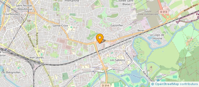 localisation de l'entreprise WALLIS ECO ENERGIE à LE MANS