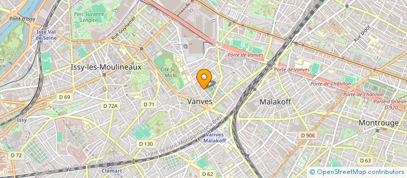 localisation de l'entreprise WALLIVE  VANVES