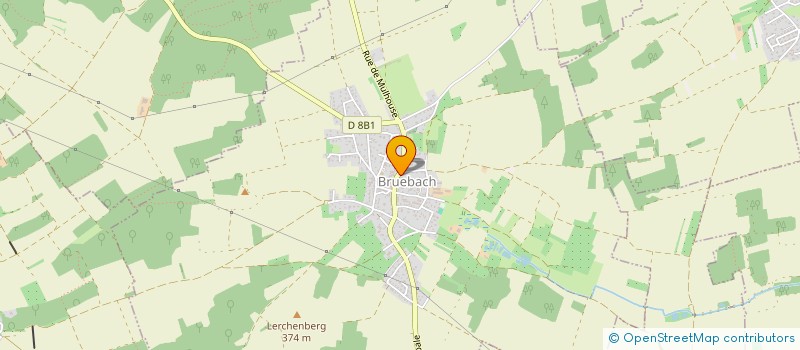 localisation de l'entreprise WALLPAPER HOTEL SOUS-PREFECTURE MULHOUSE CENTRE  BRUEBACH