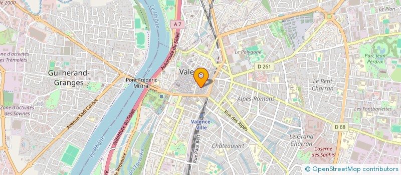 localisation de l'entreprise WALLSTREAT VALENCE  VALENCE