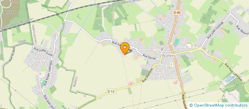 localisation de l'entreprise WALLSWEB  WALLERS