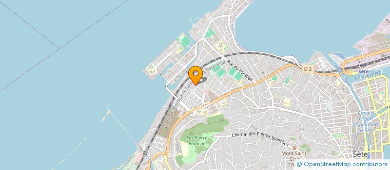 localisation de l'entreprise WALLY HOLDING  SETE