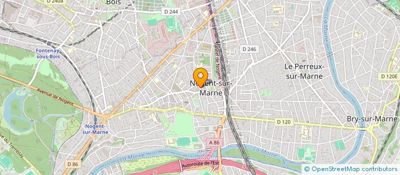 localisation de l'entreprise WALLY PLAISANCE  NOGENT-SUR-MARNE