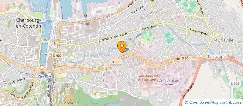 localisation de l'entreprise WALLYN  CHERBOURG-EN-COTENTIN