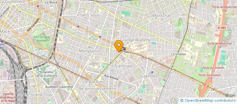 localisation de l'entreprise WALLYS  LYON