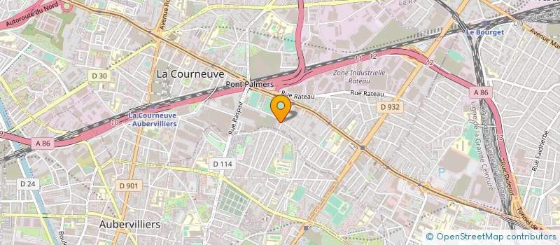 localisation de l'entreprise WALMA à LA COURNEUVE