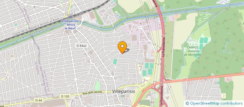 localisation de l'entreprise WALMAR  VILLEPARISIS