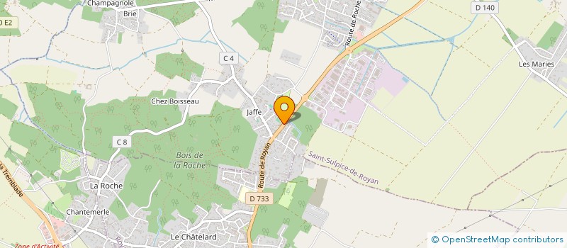 localisation de l'entreprise WALMONE  SAINT-SULPICE-DE-ROYAN