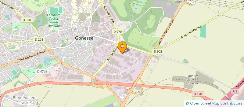 localisation de l'entreprise WALON DEMENAGEMENTS SA à GONESSE