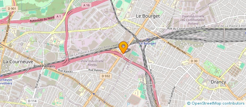 localisation de l'entreprise WALOT à LA COURNEUVE