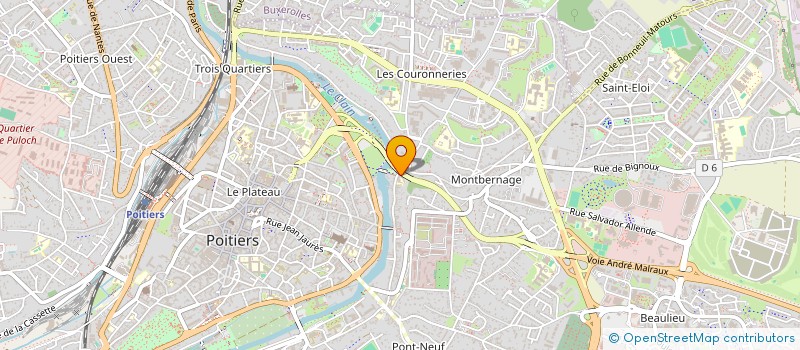 localisation de l'entreprise WALPURGIS à POITIERS