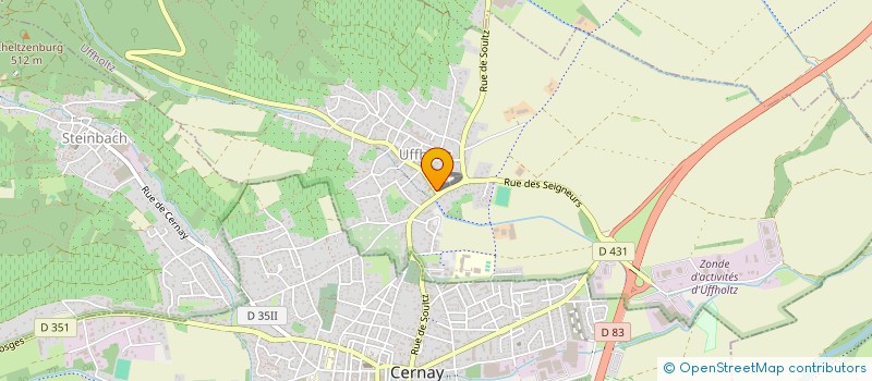 localisation de l'entreprise WALRUS LABS à ROUGEMONT-LE-CHATEAU