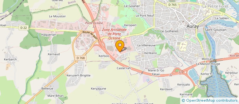 localisation de l'entreprise WALT AUTOMATION à AURAY