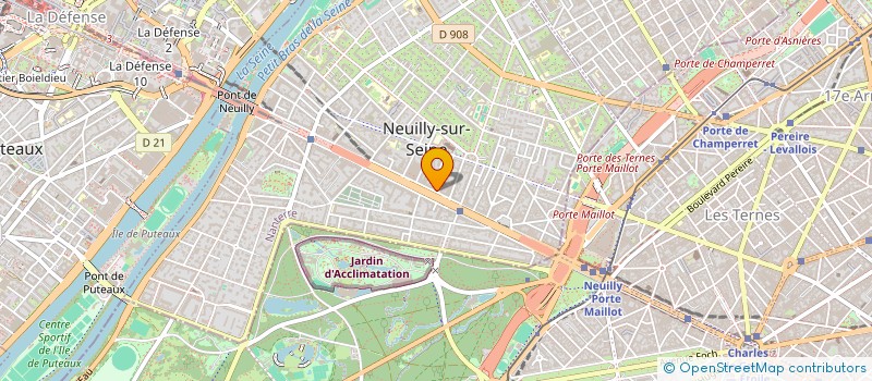 localisation de l'entreprise WALTER ASH à NEUILLY-SUR-SEINE