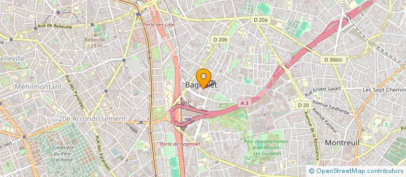 localisation de l'entreprise WALTER HEGO à BAGNOLET