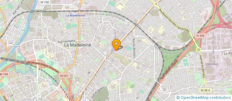 localisation de l'entreprise WALTER HOMESTYLE à LILLE