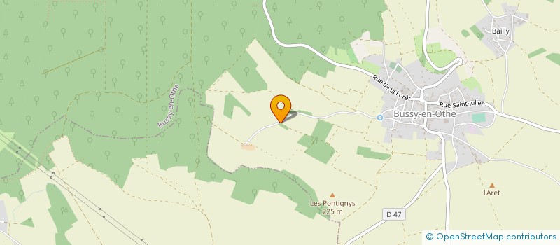 localisation de l'entreprise WALTER & JOSEPHINE  BUSSY-EN-OTHE