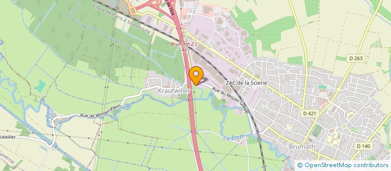 localisation de l'entreprise WALTER PISCINE  DETTWILLER