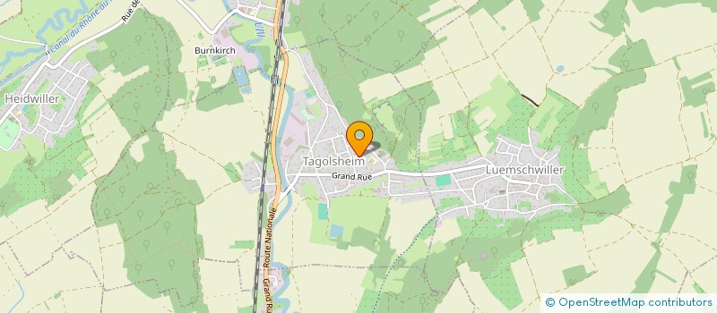 localisation de l'entreprise WALTHER'S  TAGOLSHEIM