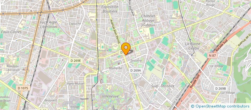 localisation de l'entreprise WALUGA TAXI à GRENOBLE