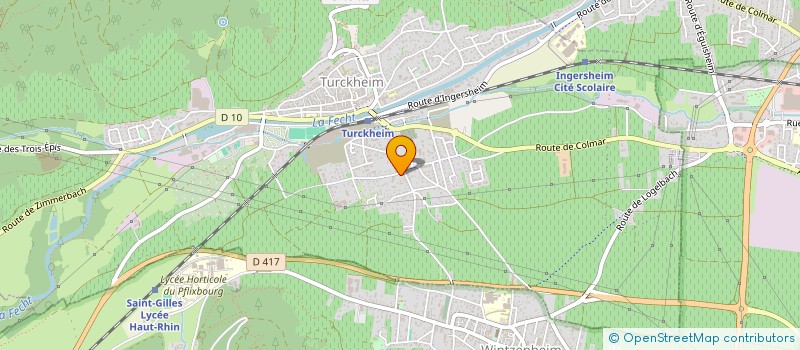 localisation de l'entreprise WALYER  TURCKHEIM