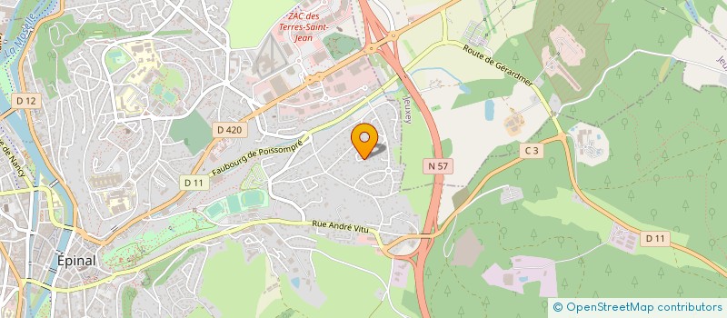 localisation de l'entreprise WALYGANE à EPINAL