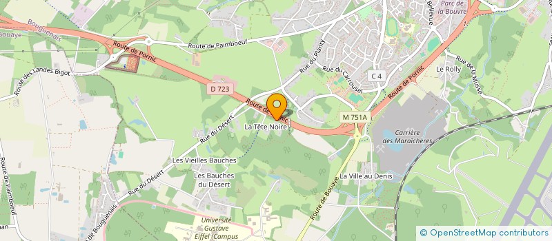 localisation de l'entreprise WALYMA à BOUGUENAIS