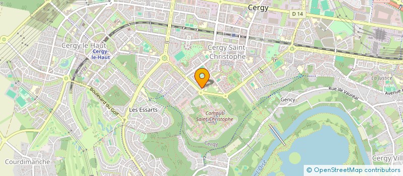 localisation de l'entreprise WAM  CERGY