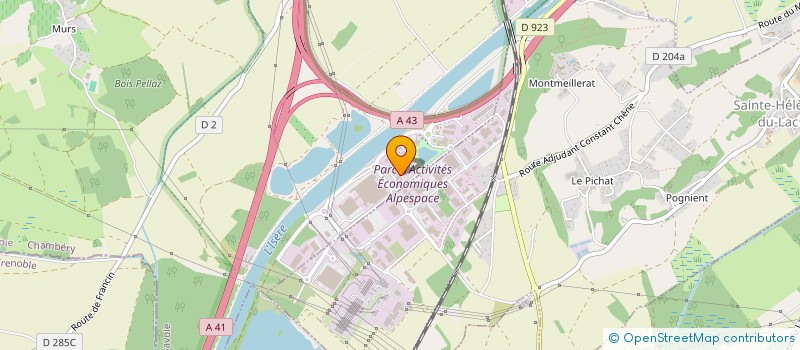 localisation de l'entreprise WAM PARK 2024  PORTE-DE-SAVOIE