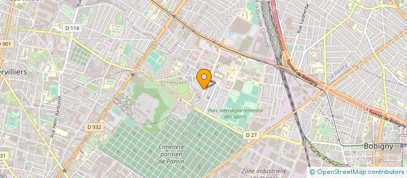 localisation de l'entreprise WAMA à BOBIGNY