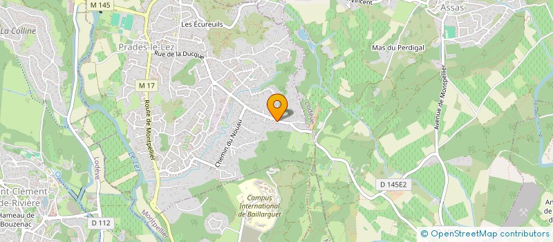 localisation de l'entreprise WAMA GROUP  PRADES-LE-LEZ