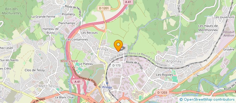 localisation de l'entreprise WAMABE à ANNECY