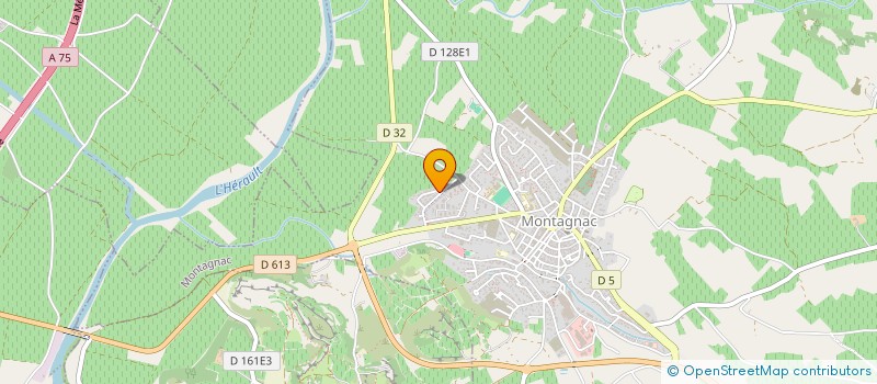 localisation de l'entreprise WAMAN  MONTAGNAC