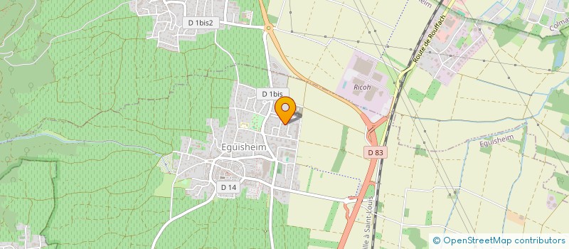 localisation de l'entreprise WAMBE  EGUISHEIM