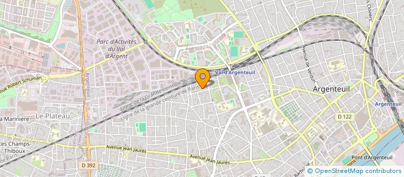 localisation de l'entreprise WAMBTECH  ARGENTEUIL