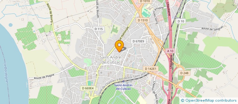 localisation de l'entreprise WAMY'SPHERE  SAINT-ANDRE-DE-CUBZAC