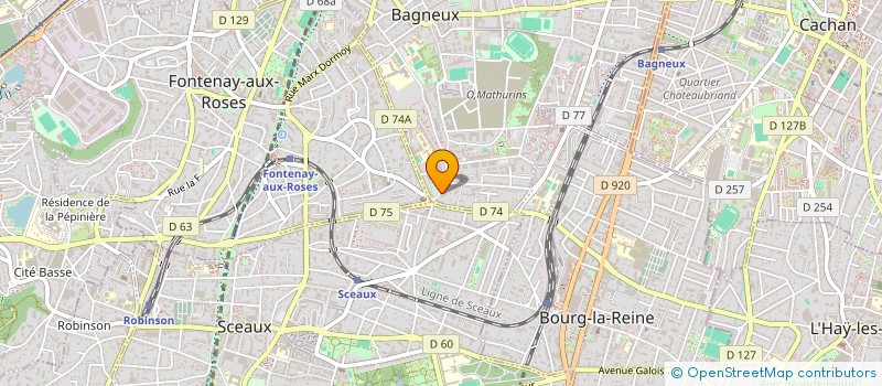 localisation de l'entreprise WAN'ADVISORY à BAGNEUX