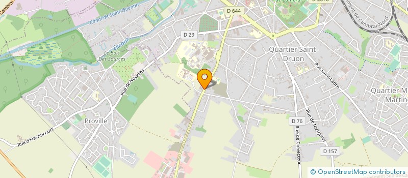 localisation de l'entreprise WAN DA à CAMBRAI