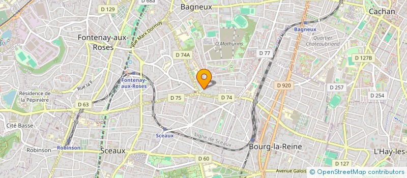 localisation de l'entreprise WAN GROUP à BAGNEUX