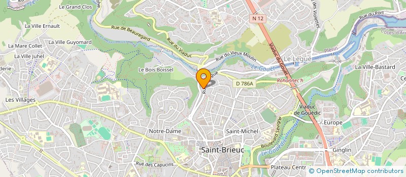 localisation de l'entreprise WAN GROUPE à SAINT-BRIEUC