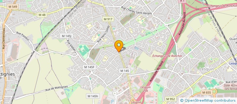 localisation de l'entreprise WAN HOLDING  FACHES-THUMESNIL