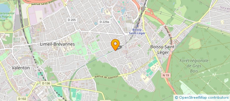 localisation de l'entreprise WAN IMMO à LIMEIL-BREVANNES