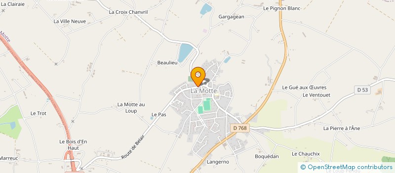 localisation de l'entreprise WAN SERVICES LOUDEAC à LA MOTTE