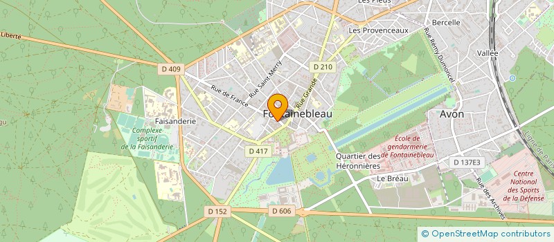 localisation de l'entreprise WAN SHUN à FONTAINEBLEAU