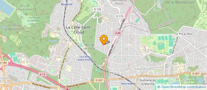 localisation de l'entreprise WAN TOUCH PRODUCTION  LA CELLE-SAINT-CLOUD