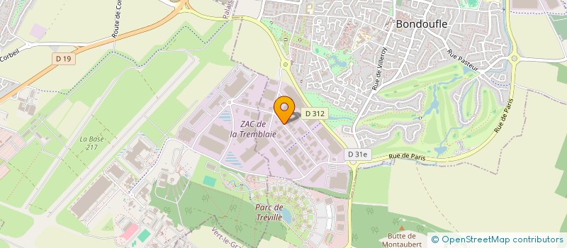 localisation de l'entreprise WANA TELECOM  BONDOUFLE